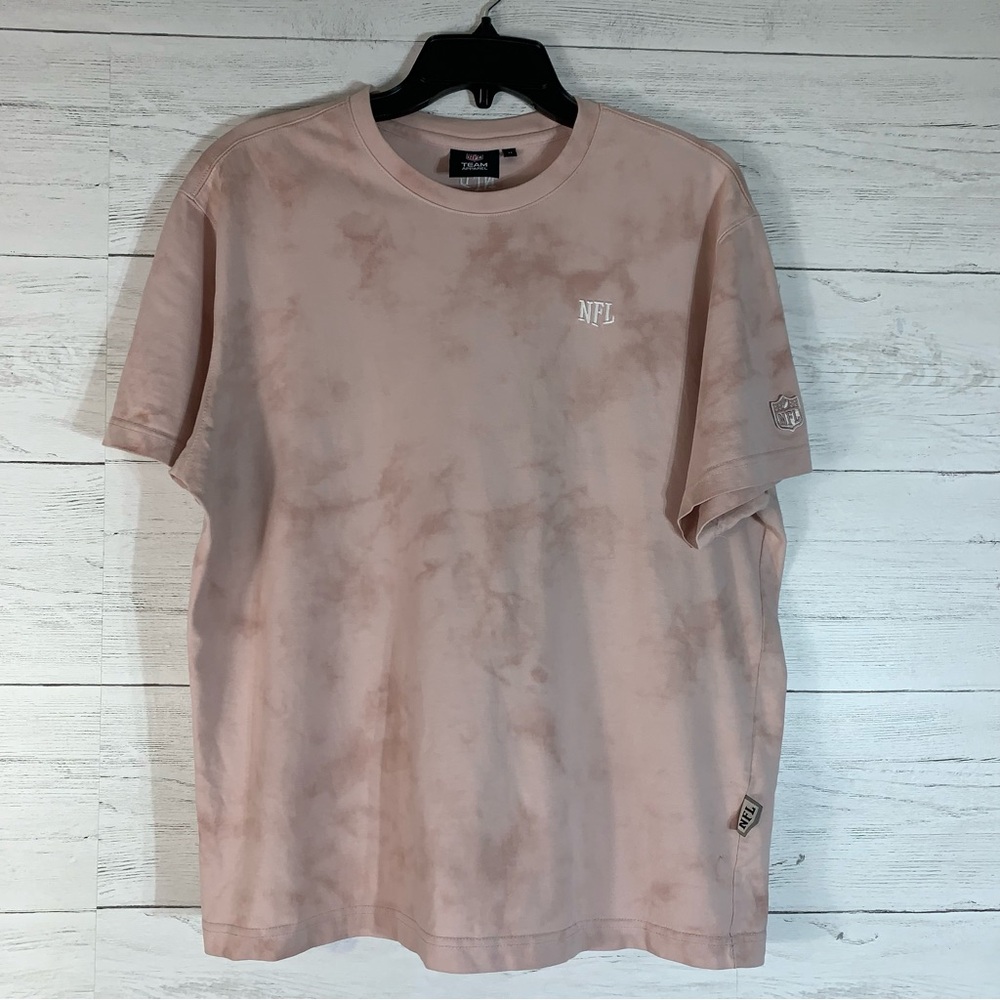 NFL Pink tie dye cotton tshirt size M mens